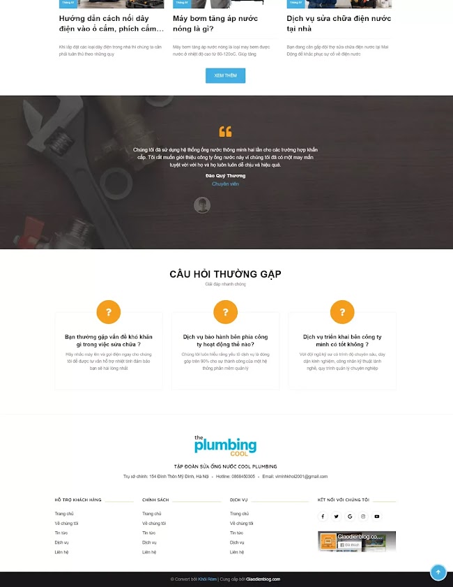Giao diện web giới thiệu Doanh nghiệp - Công ty - Dịch vụ Giao diện web giới thiệu Doanh nghiệp - Công ty - Dịch vụ